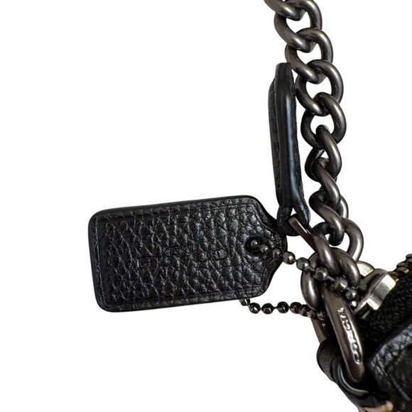 Coach Nolita 19 mini bag purse Black With Faux Snakeskin 57932 - Picture 12 of 12